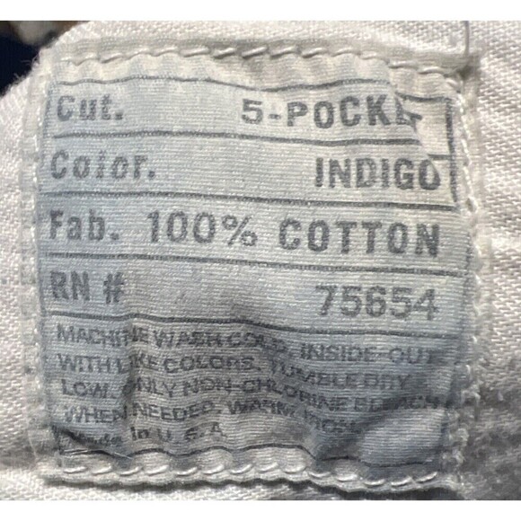 Vintage Abercrombie & Fitch Jeans Womens 27x32 5 Pocket‎ Made In USA 1892 - Picture 3 of 6